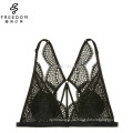 Sexy neues Design backcrossed Spitze gepolsterte Dreieck Dessous Bralette